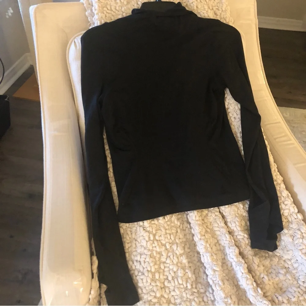 Free People Black Layer Hoodie Size S